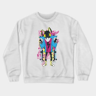 the pixel fly Crewneck Sweatshirt